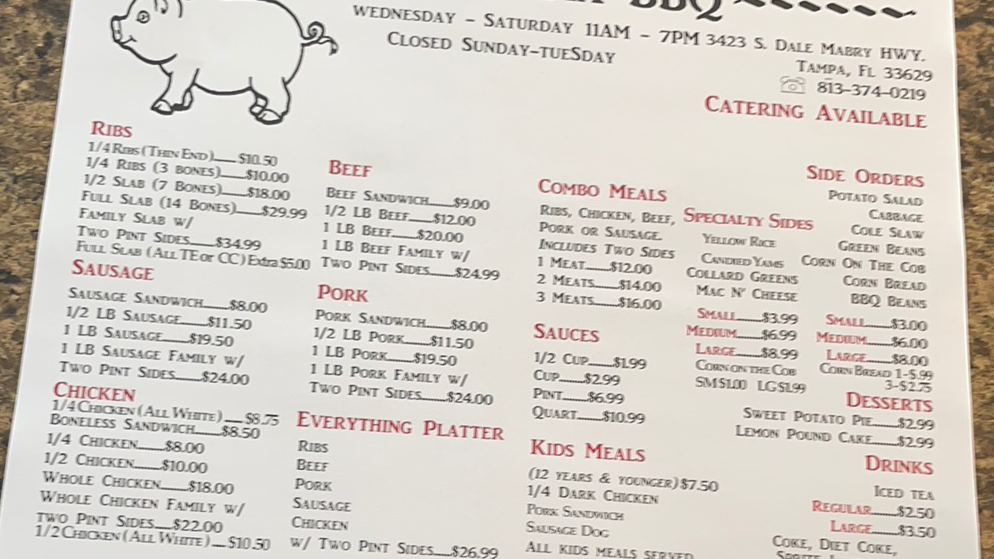 BJ's Alabama BBQ!
