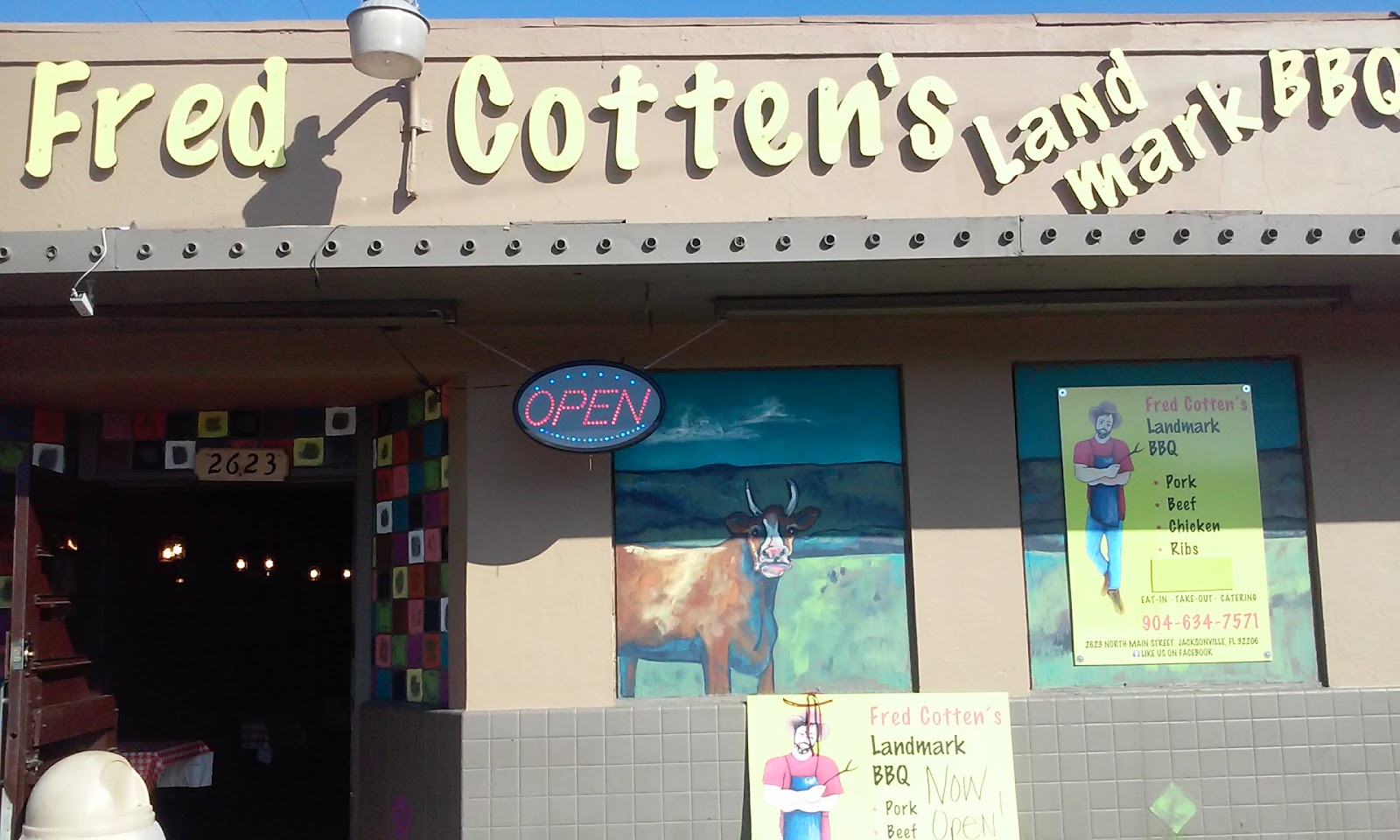 Fred Cotten's Landmark BBQ — BBQ in Springfield, Jacksonville, FL