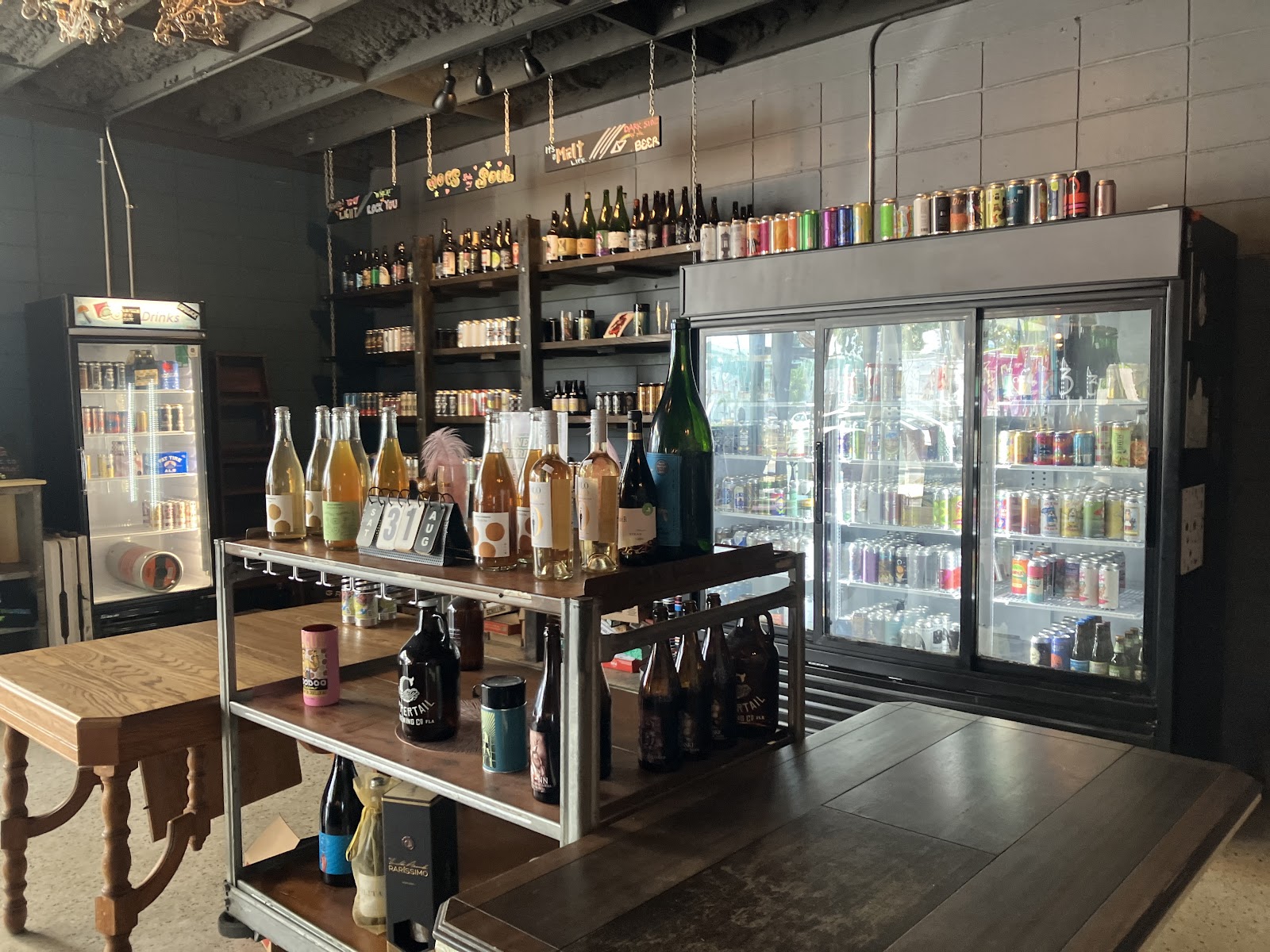 Bars at Hawthorne Bottle Shoppe in Grand Central District, St. Petersburg, Florida